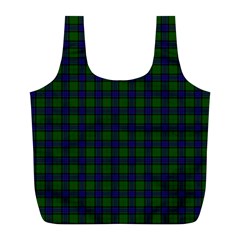 Sinclair Tartan Full Print Recycle Bag (L) from ArtsNow.com Back