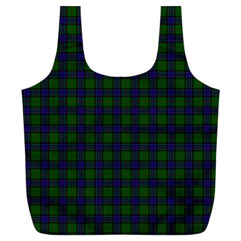 Sinclair Tartan Full Print Recycle Bag (XL) from ArtsNow.com Back
