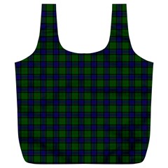 Sinclair Tartan Full Print Recycle Bag (XL) from ArtsNow.com Back