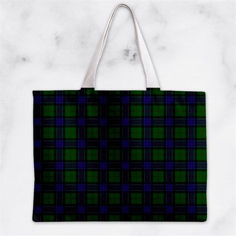 Sinclair Tartan Zipper Mini Tote Bag from ArtsNow.com Front