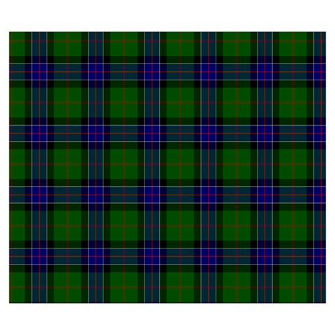 Sinclair Tartan Zipper Large Tote Bag from ArtsNow.com Front