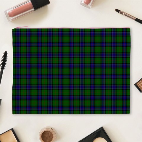 Sinclair Tartan Cosmetic Bag (XL) from ArtsNow.com Front