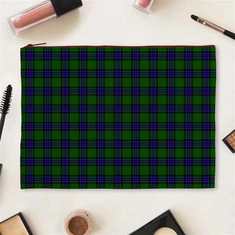 Sinclair Tartan Cosmetic Bag (XL) from ArtsNow.com Front