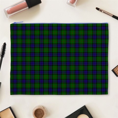 Sinclair Tartan Cosmetic Bag (XL) from ArtsNow.com Front