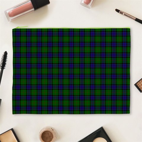 Sinclair Tartan Cosmetic Bag (XL) from ArtsNow.com Front