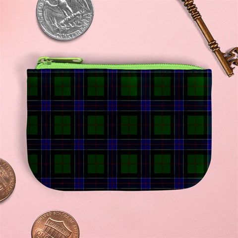 Sinclair Tartan Mini Coin Purse from ArtsNow.com Front