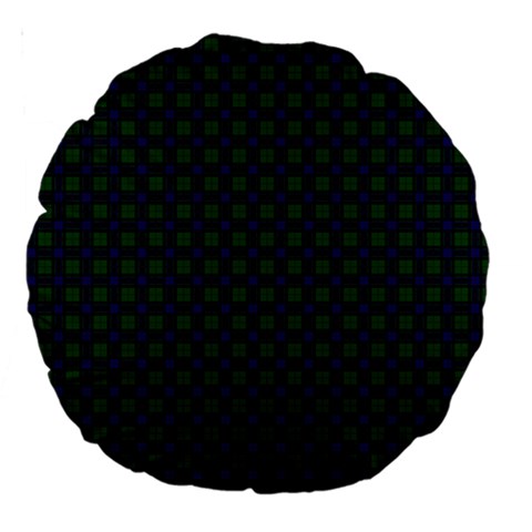 Sinclair Tartan Large 18  Premium Round Cushion from ArtsNow.com Front