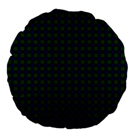 Sinclair Tartan Large 18  Premium Flano Round Cushion from ArtsNow.com Front