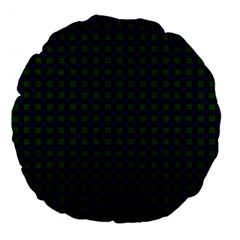Sinclair Tartan Large 18  Premium Flano Round Cushion from ArtsNow.com Back