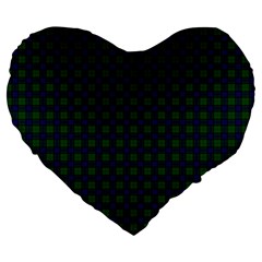 Sinclair Tartan Large 19  Premium Heart Shape Cushion from ArtsNow.com Front