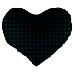 Sinclair Tartan Large 19  Premium Heart Shape Cushion from ArtsNow.com Back