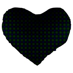 Sinclair Tartan Large 19  Premium Flano Heart Shape Cushion from ArtsNow.com Front