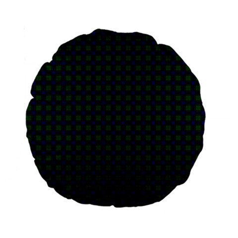 Sinclair Tartan Standard 15  Premium Flano Round Cushion from ArtsNow.com Front