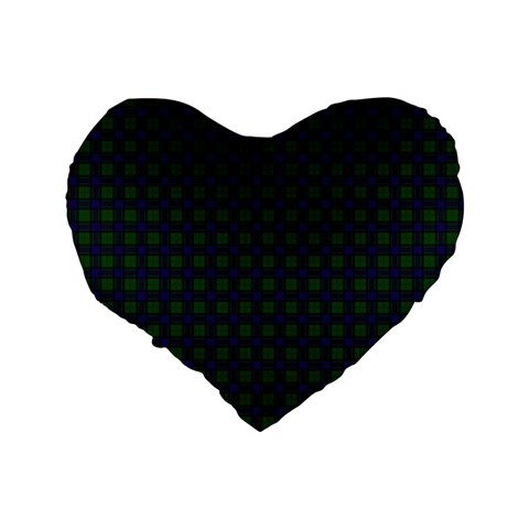 Sinclair Tartan Standard 16  Premium Heart Shape Cushion from ArtsNow.com Back