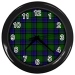 Sinclair Tartan Wall Clock (Black)