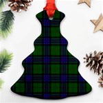 Sinclair Tartan Christmas Tree Ornament (Two Sides)