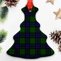 Sinclair Tartan Christmas Tree Ornament (Two Sides) from ArtsNow.com Back