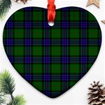 Sinclair Tartan Ornament (Heart)