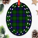 Sinclair Tartan Ornament (Bell) Ornament (Oval Filigree)