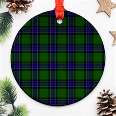 Sinclair Tartan Round Ornament (Two Sides) from ArtsNow.com Back