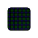 Sinclair Tartan Rubber Coaster (Square)