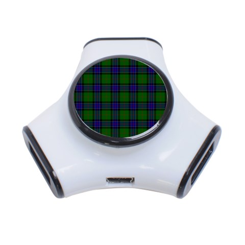 Sinclair Tartan Portable USB Hub (One Side) from ArtsNow.com Front