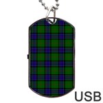 Sinclair Tartan Dog Tag USB Flash (One Side)