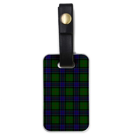 Sinclair Tartan Luggage Tag (One Side) from ArtsNow.com Front