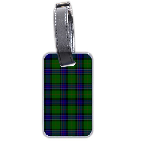 Sinclair Tartan Luggage Tag (Two Sides) from ArtsNow.com Front