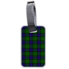 Sinclair Tartan Luggage Tag (Two Sides) from ArtsNow.com Front