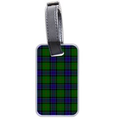 Sinclair Tartan Luggage Tag (Two Sides) from ArtsNow.com Back