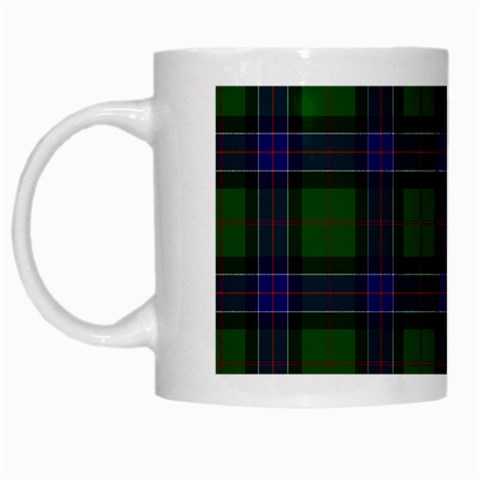 Sinclair Tartan White Mug from ArtsNow.com Left