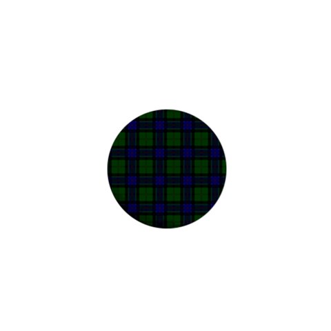 Sinclair Tartan 1  Mini Button from ArtsNow.com Front