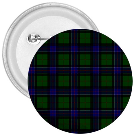 Sinclair Tartan 3  Button from ArtsNow.com Front