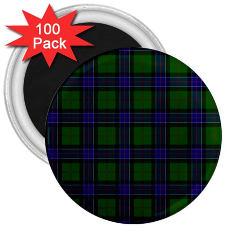 Sinclair Tartan 3  Magnet (100 pack) from ArtsNow.com Front