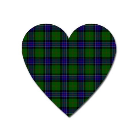 Sinclair Tartan Magnet (Heart) from ArtsNow.com Front