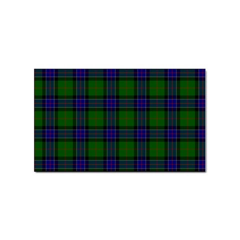 Sinclair Tartan Sticker Rectangular (10 pack) from ArtsNow.com Front