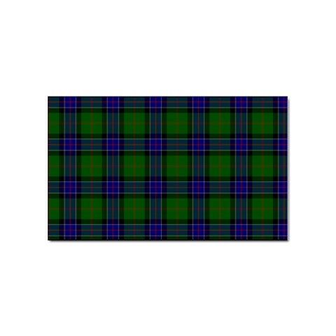 Sinclair Tartan Sticker Rectangular (100 pack) from ArtsNow.com Front