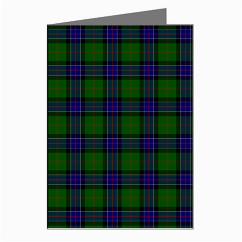 Sinclair Tartan Greeting Card from ArtsNow.com Left