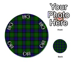 King Sinclair Tartan Playing Cards 54 (Round) from ArtsNow.com Front - SpadeK