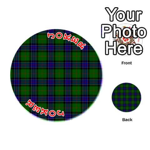 Sinclair Tartan Playing Cards 54 (Round) from ArtsNow.com Front - Joker2