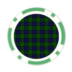 Sinclair Tartan Poker Chip Card Guard (10 pack) from ArtsNow.com Front