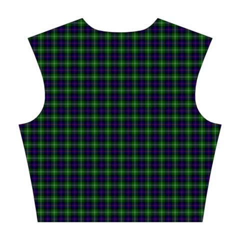 Sutherland Tartan Cotton Crop Top from ArtsNow.com Back