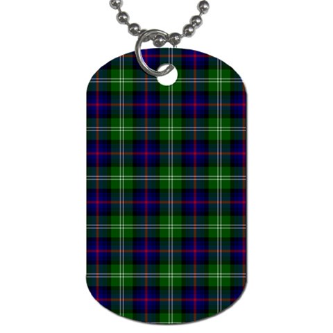 Sutherland Tartan Dog Tag (One Side) from ArtsNow.com Front