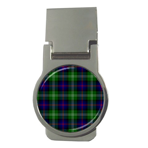 Sutherland Tartan Money Clip (Round) from ArtsNow.com Front