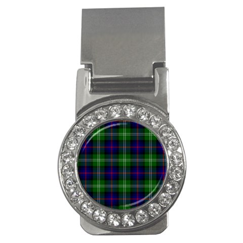 Sutherland Tartan Money Clip (CZ) from ArtsNow.com Front