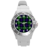 Sutherland Tartan Round Plastic Sport Watch (L)