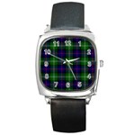 Sutherland Tartan Square Metal Watch