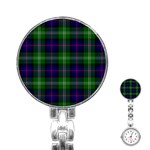 Sutherland Tartan Stainless Steel Nurses Watch