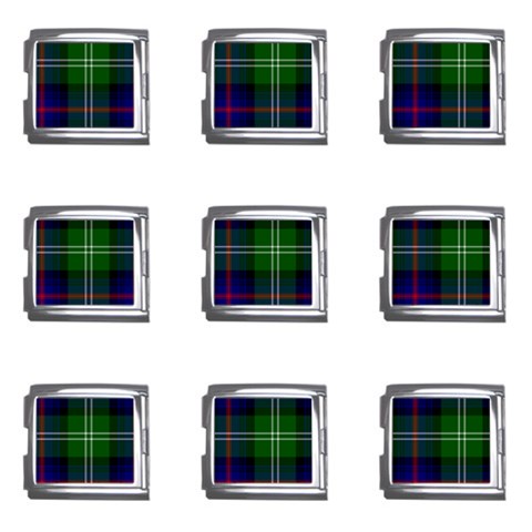 Sutherland Tartan Mega Link Italian Charm (9 pack) from ArtsNow.com Front